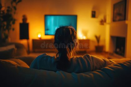 7 Kunci Ampuh Mengendalikan Kebiasaan Nonton Maraton demi Mencegah Bahaya Kelelahan Mental memperlihatkan kebiasaan nonton maraton